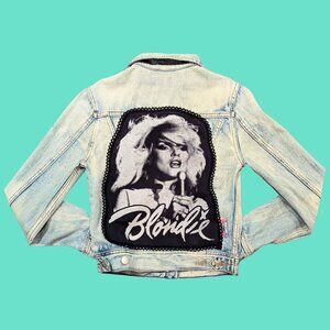 Blondie, Debbie Harry, T-Shirt Denim Jacket Size XS for Women